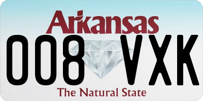 AR license plate 008VXK
