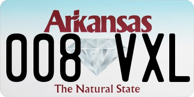 AR license plate 008VXL