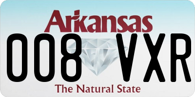 AR license plate 008VXR
