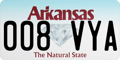 AR license plate 008VYA