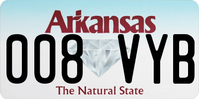 AR license plate 008VYB
