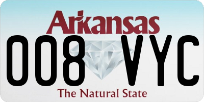 AR license plate 008VYC