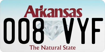 AR license plate 008VYF