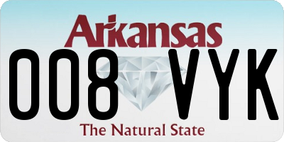AR license plate 008VYK