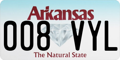 AR license plate 008VYL