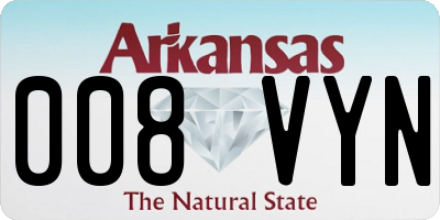 AR license plate 008VYN