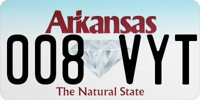 AR license plate 008VYT