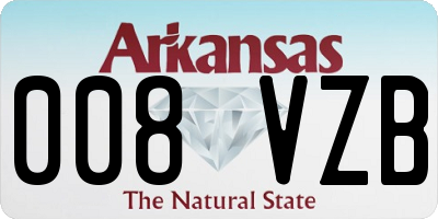 AR license plate 008VZB