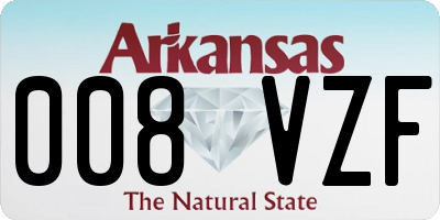 AR license plate 008VZF