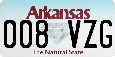 AR license plate 008VZG