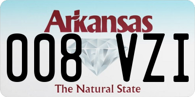 AR license plate 008VZI