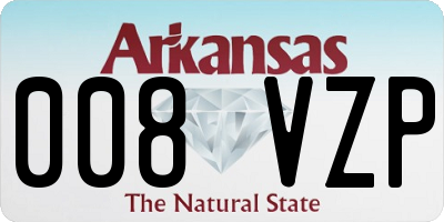 AR license plate 008VZP