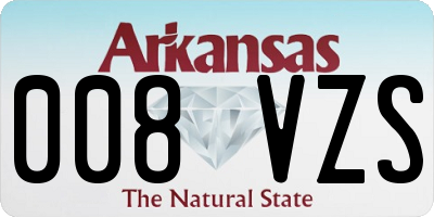 AR license plate 008VZS