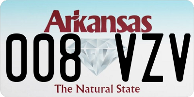 AR license plate 008VZV