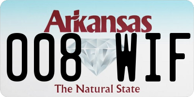 AR license plate 008WIF