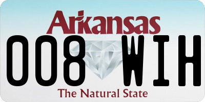 AR license plate 008WIH