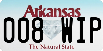 AR license plate 008WIP