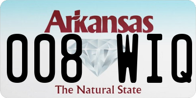 AR license plate 008WIQ