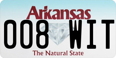 AR license plate 008WIT