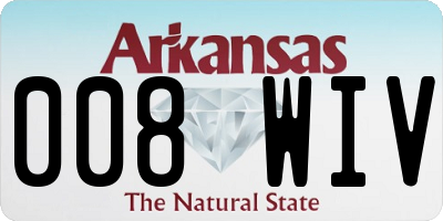AR license plate 008WIV
