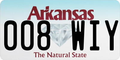 AR license plate 008WIY