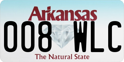 AR license plate 008WLC