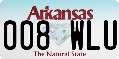 AR license plate 008WLU
