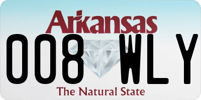 AR license plate 008WLY