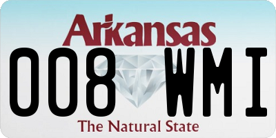 AR license plate 008WMI