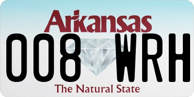 AR license plate 008WRH