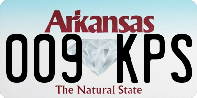 AR license plate 009KPS