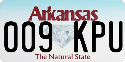 AR license plate 009KPU