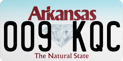 AR license plate 009KQC