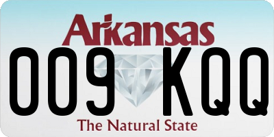 AR license plate 009KQQ
