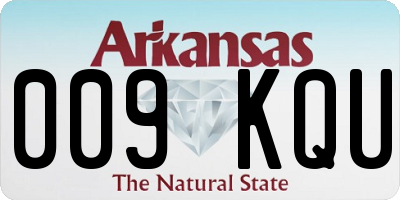 AR license plate 009KQU