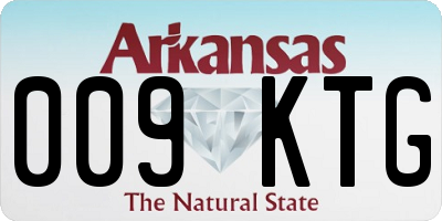 AR license plate 009KTG