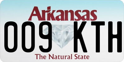 AR license plate 009KTH