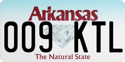 AR license plate 009KTL