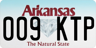 AR license plate 009KTP
