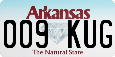 AR license plate 009KUG
