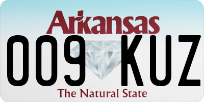 AR license plate 009KUZ