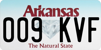 AR license plate 009KVF