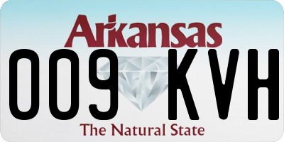 AR license plate 009KVH