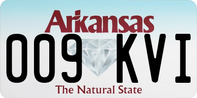 AR license plate 009KVI