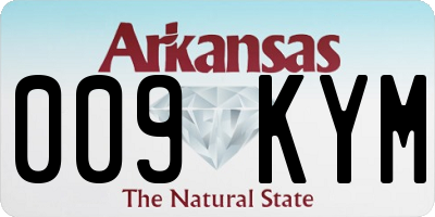 AR license plate 009KYM