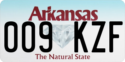 AR license plate 009KZF