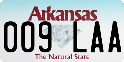 AR license plate 009LAA