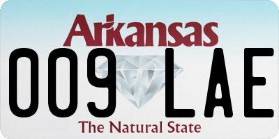 AR license plate 009LAE