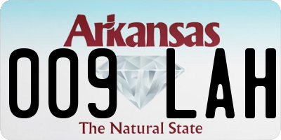 AR license plate 009LAH