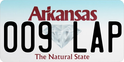AR license plate 009LAP